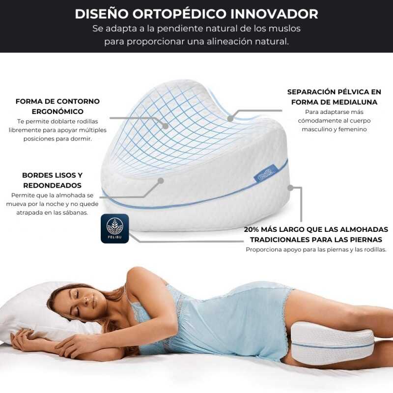 Almohada Ortopédica para Piernas