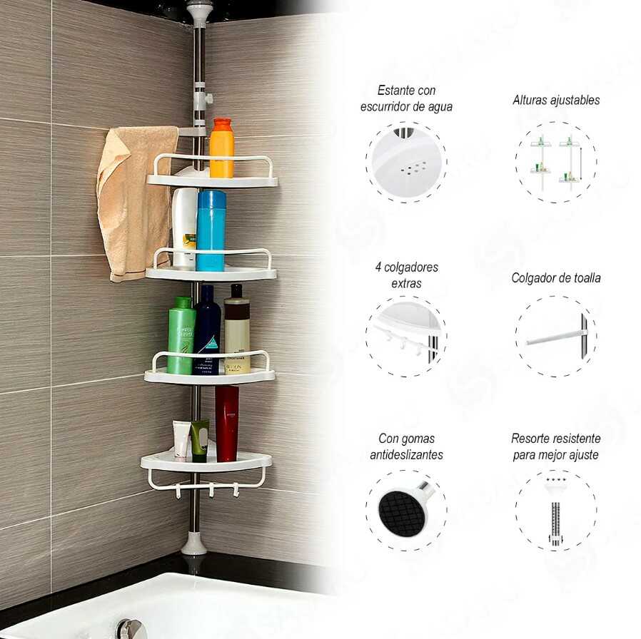 Esquinero de Baño Multifuncional